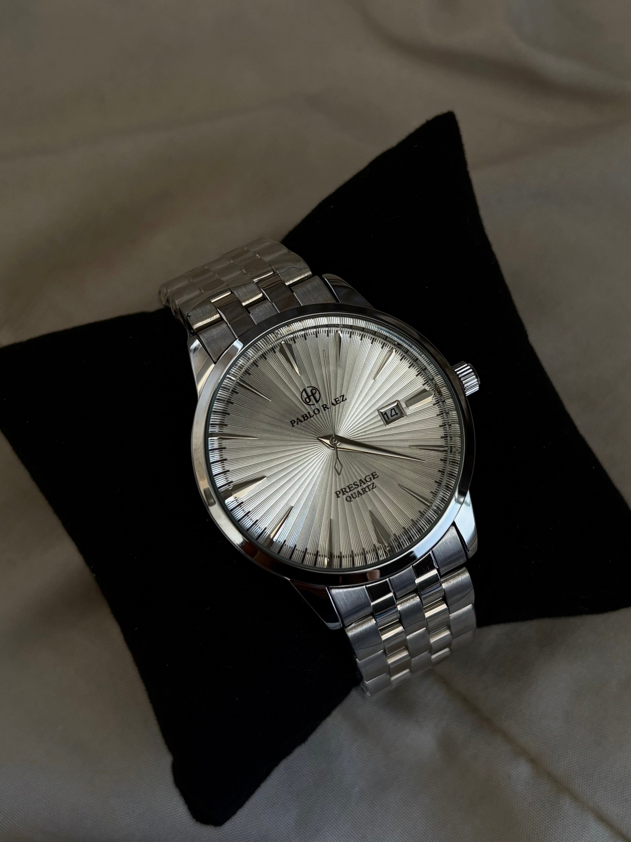 Reloj Hombre White Presage Acero inoxidable